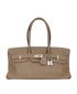 Birkin JPG in Clemence Etoupe, front view